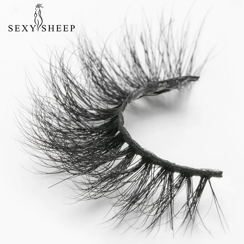 Норковые ресницы 100% безжалостная ручная работа 3D норковые полные полосы