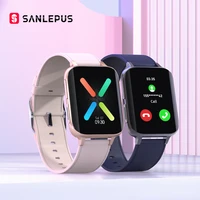sanlepus 2021 new smart watch men women dial call watch waterproof smartwatch mp3 player for oppo android ios xiaomi huawei