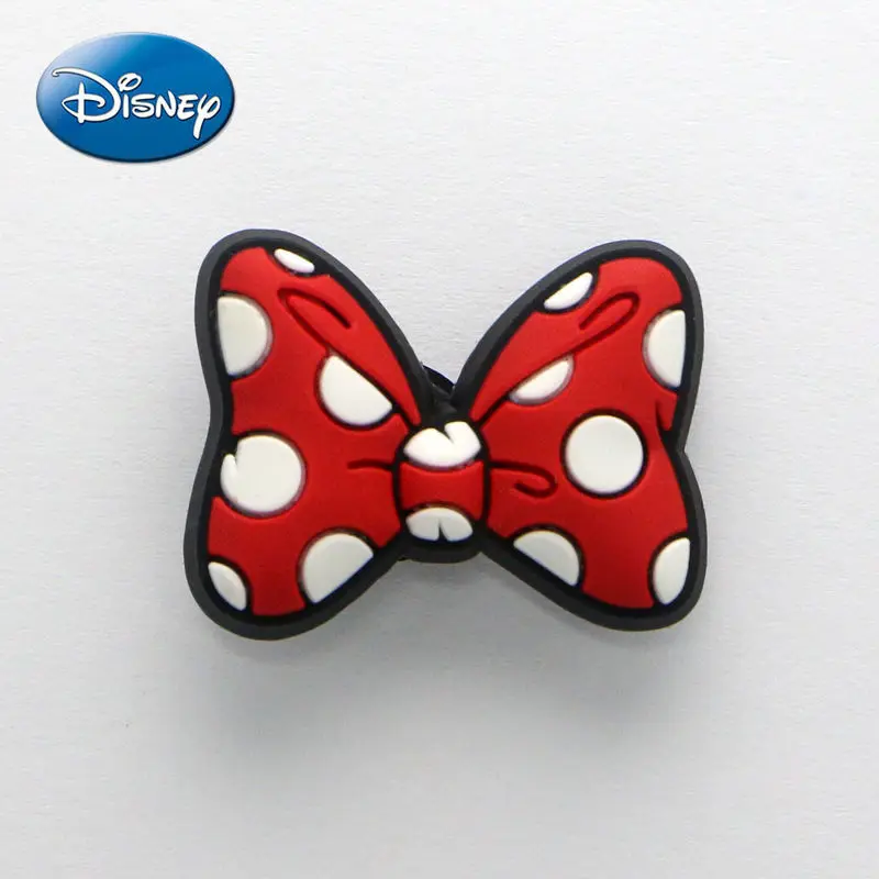 

Disney Mickey Mouse Hole Shoes Flower Vamp Decoration Shoe Sticker Pattern Shoe Ornament Pendant Hole Shoes Summer