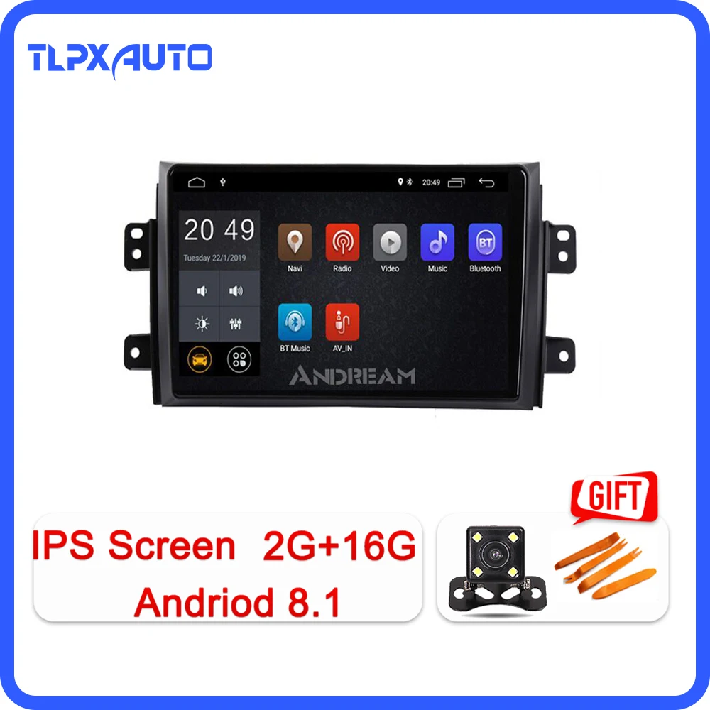 9 дюймовый автомобильный мультимедийный плеер Android 8 1 для Suzuki SX4 2006 2017 GPS навигация