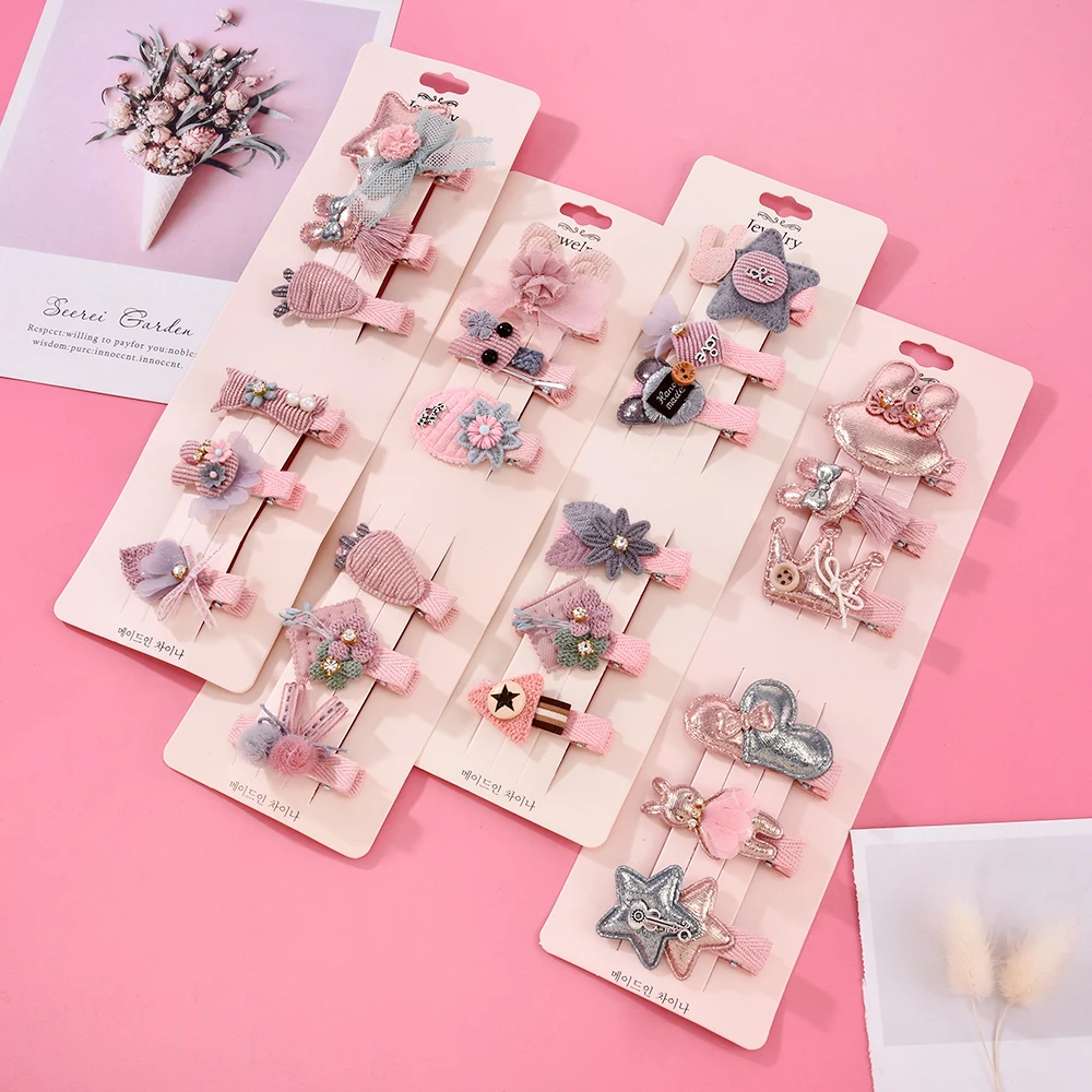 Новинка 2020 аксессуары для волос женщин наборы заколки принцессы девочек детские