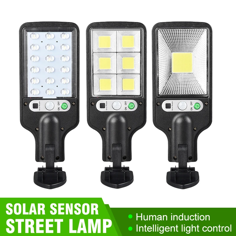 

Светильник COB/LED Большой Открытый Солнечный водонепроницаемый уличный фонарь сад инфракрасный датчик движения умный пульт дистанционного ...