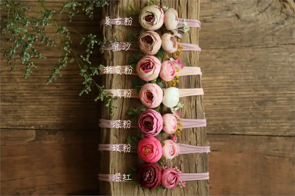 

Детский головной убор волосы свинцовый цветок реквизит для фотосъемки новорожденных детская студийная фотография