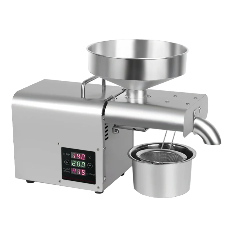 Buy SUNZ X3T oil press Stainless Steel Oil Press Machine Automatic Extraction Peanut Coconut Olive Extractor Expeller 110/220v on