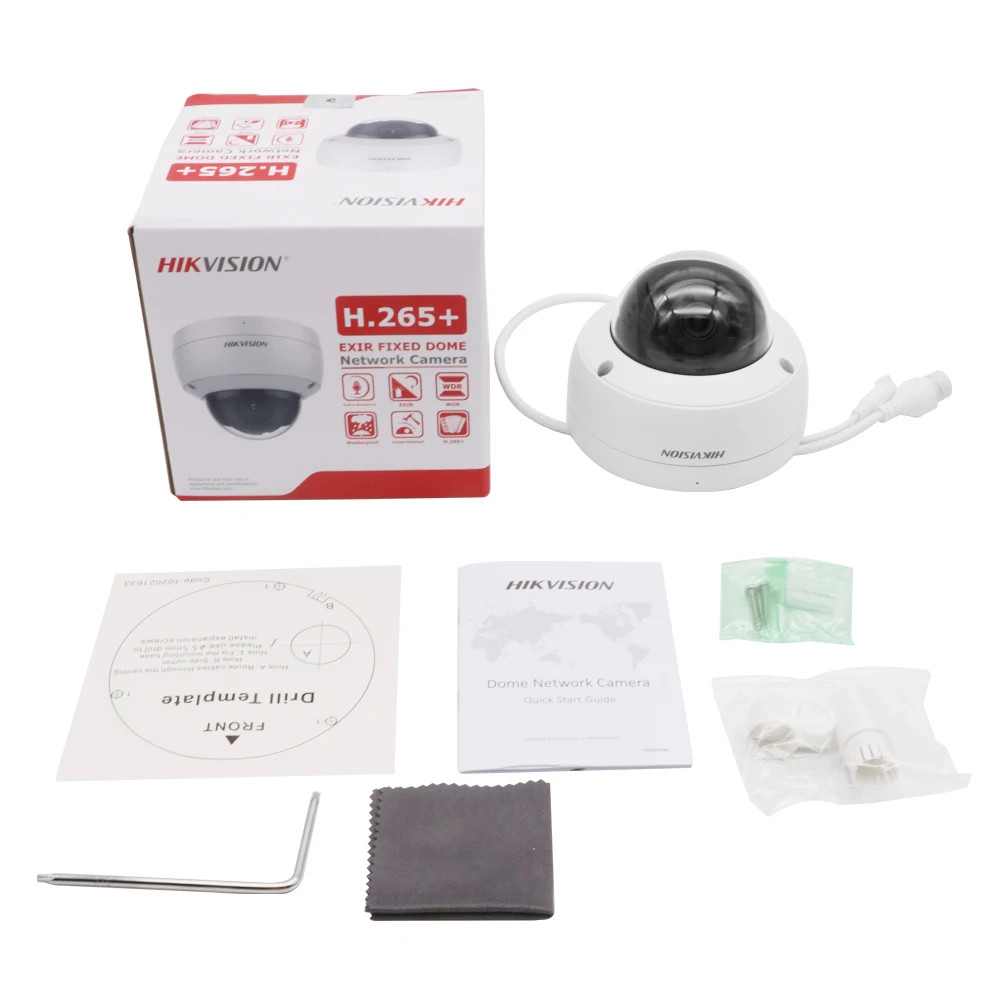 Hikvision 8MP DS 2CD2183G0 IU 4K WDR (широкий динамический диапазон) Встроенный микрофон с