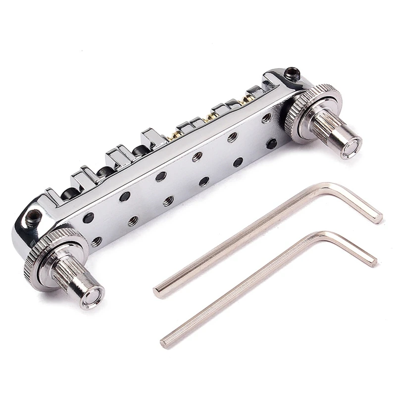 Латунный ролик регулируемое седло Tune-O-Matic цинковый сплав и латунные ролики мост