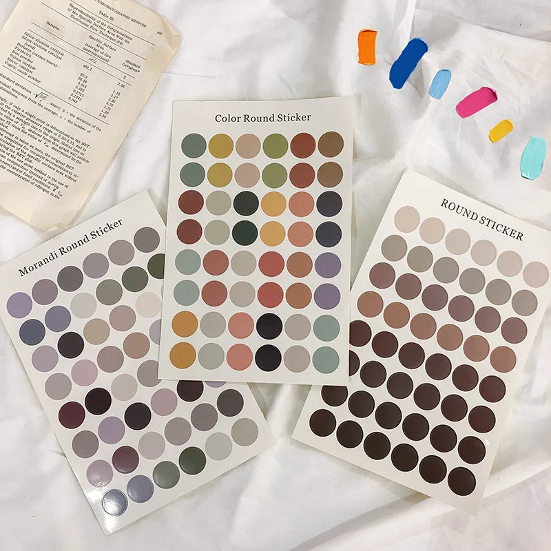 1 шт. круглые наклейки для скрапбукинга | Канцтовары офиса и дома