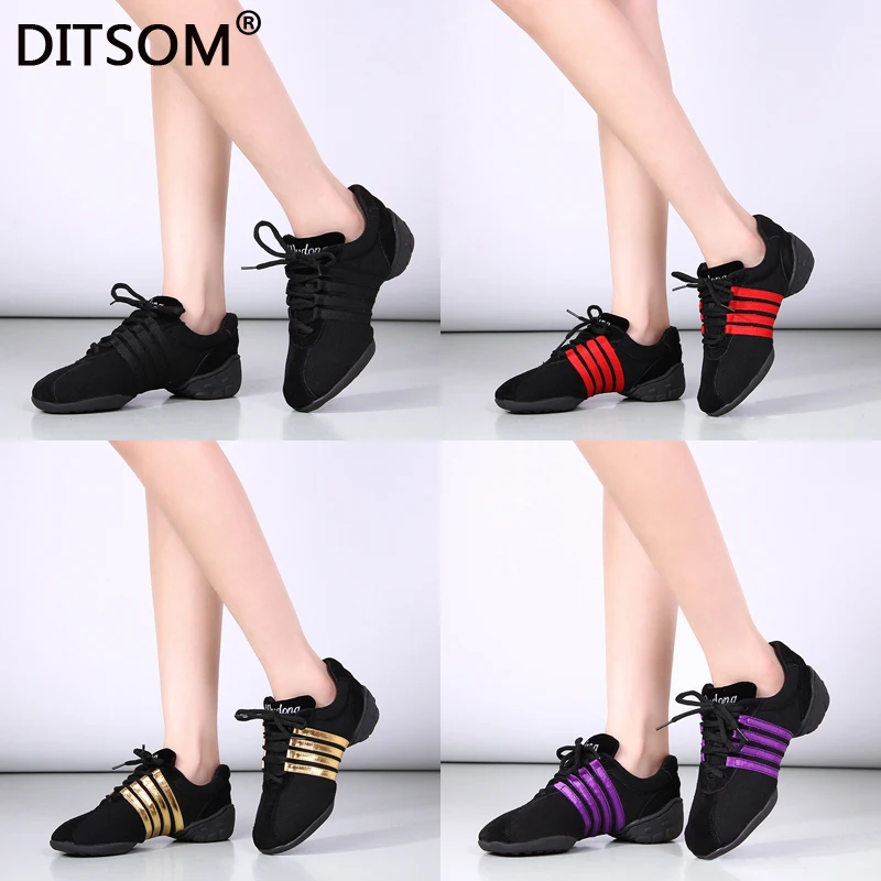 Женские кроссовки для танцев легкая спортивная обувь современных джазовых на