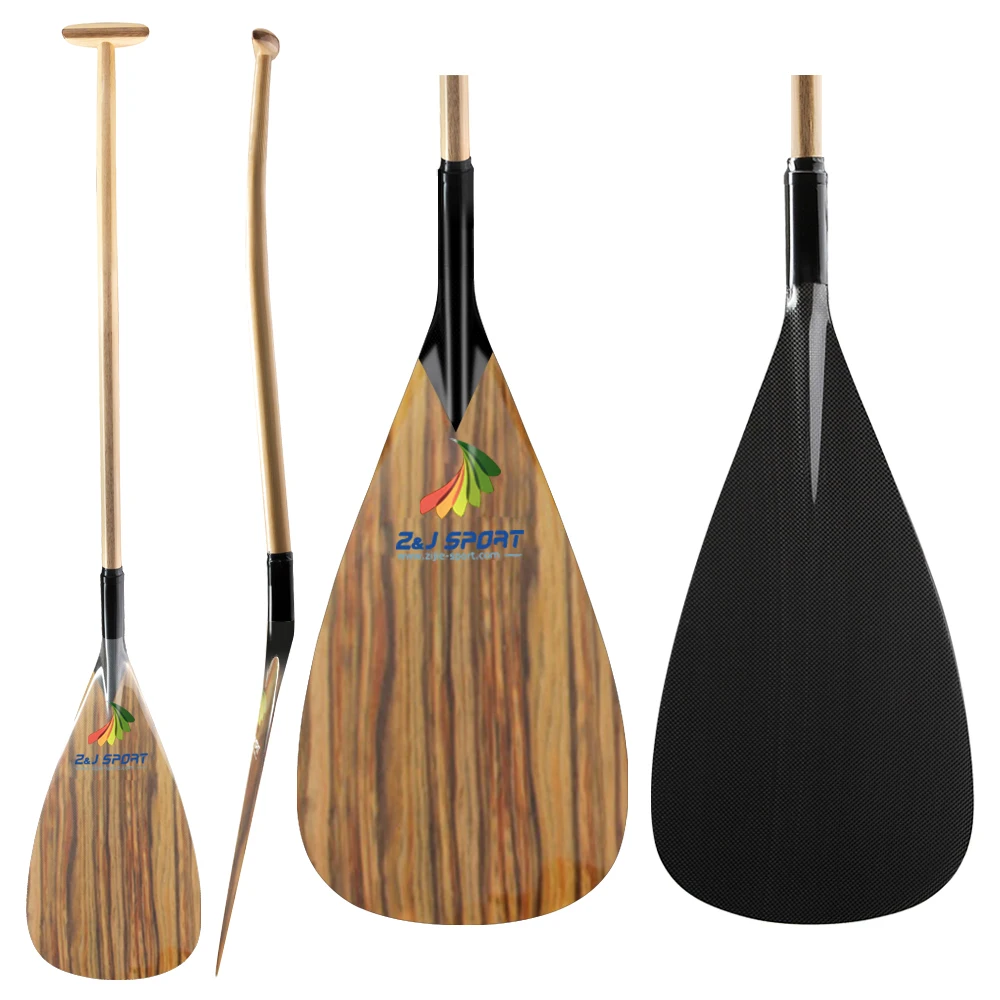 Z & J спортивные Новый Гавайи Тип Гибридный Аутригер каноэ OC Paddle с деревянного