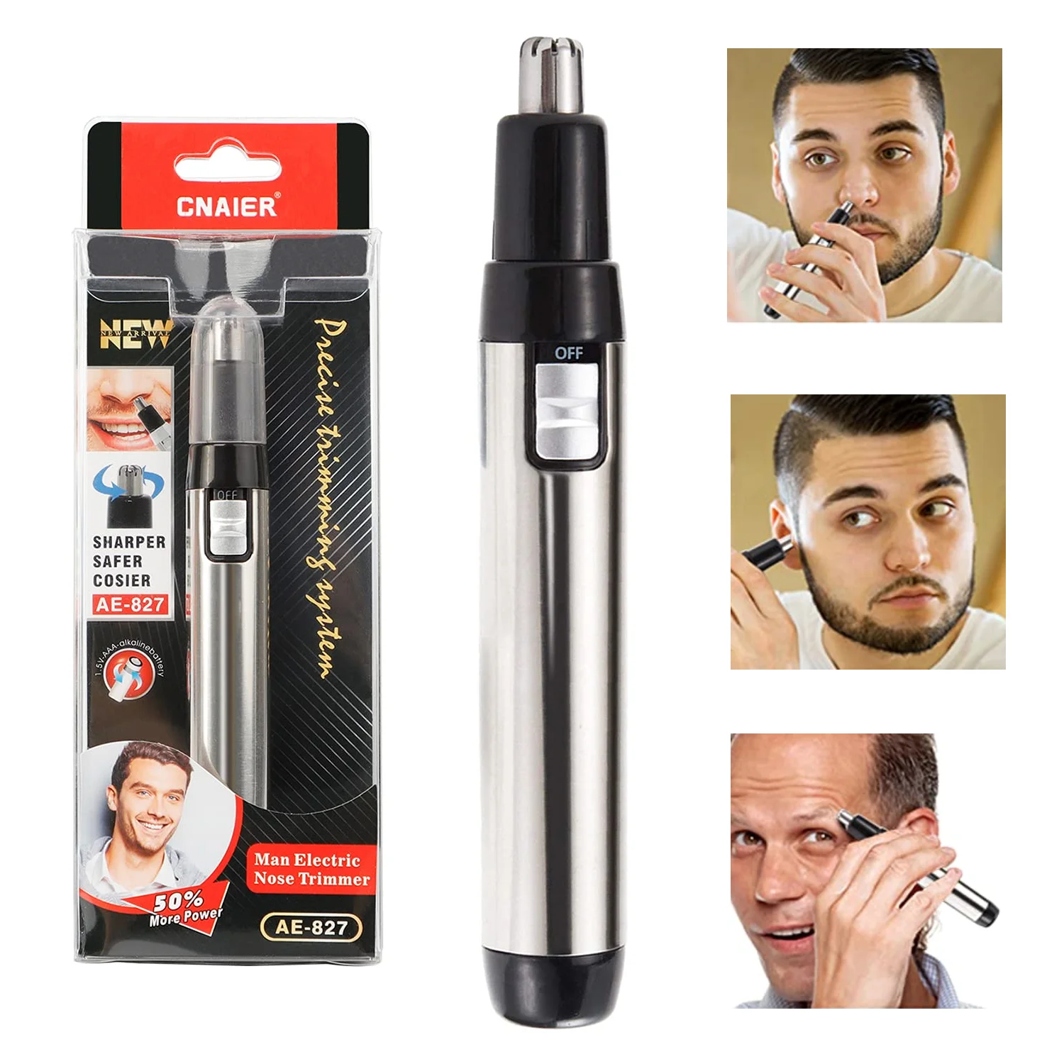 

DJBS Nose Hair Trimmer Professional Painless Nose Ear Hair Trimmer for Men Women Waterproof Eyebrow Facial Hair Trimmers Clipper