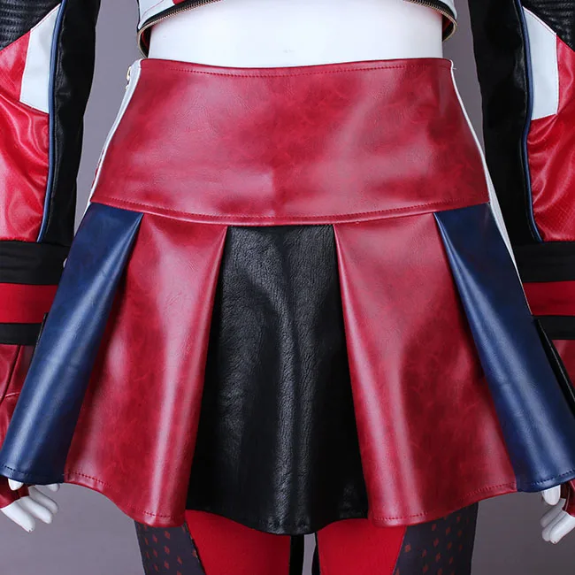 [По индивидуальному заказу] аниме наследники 3 Эви красная боевая униформа полный