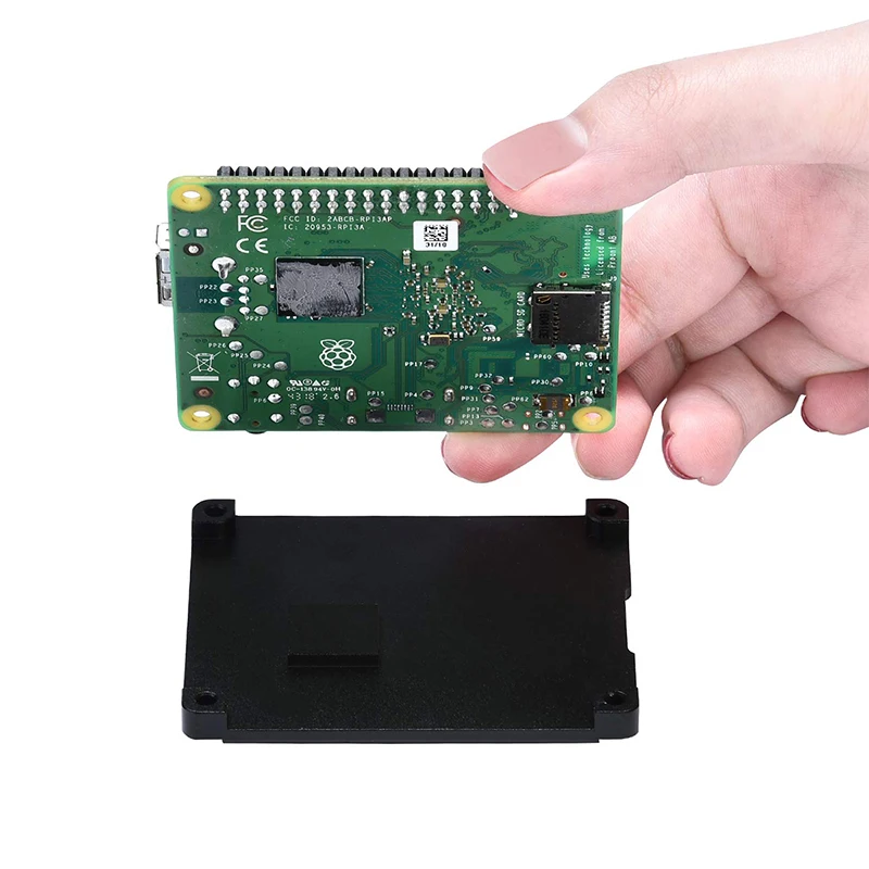 Чехол Aokin для Raspberry Pi 3A + теплоотвод чехол из алюминиевого сплава с двойным