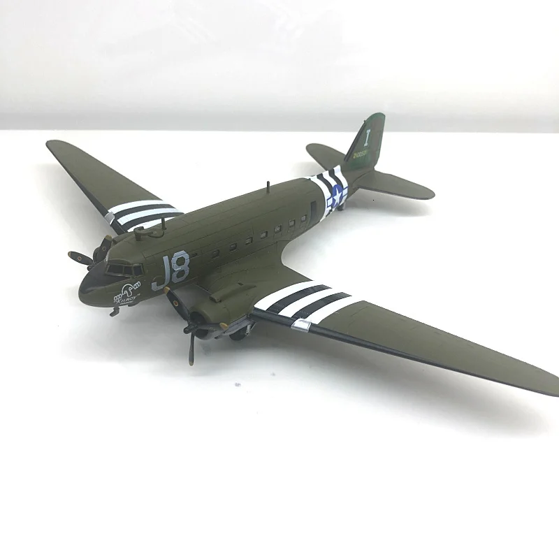 1/100 специальный литой металл Дуглас C-47 Второй мировой войны транспортный истребитель моделирование модель домашний дисплей коллекция игрушек для