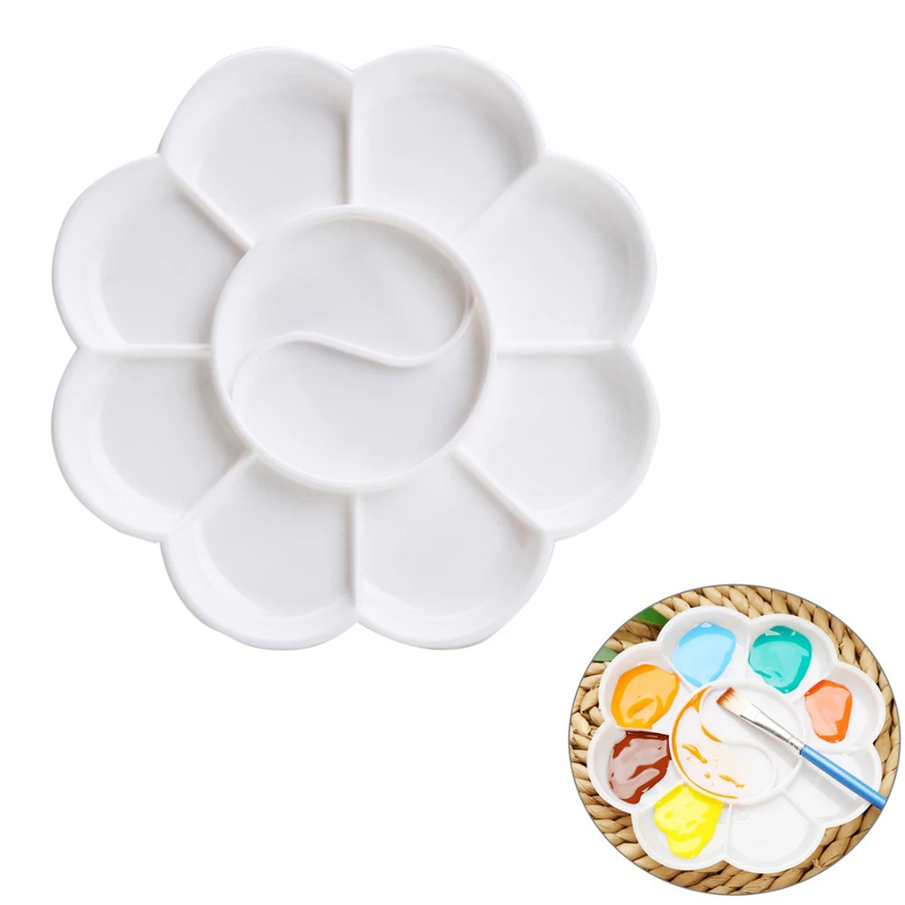 10/24 Палитра с сетками лоток для рисования пластиковая палитра акварелью поставка