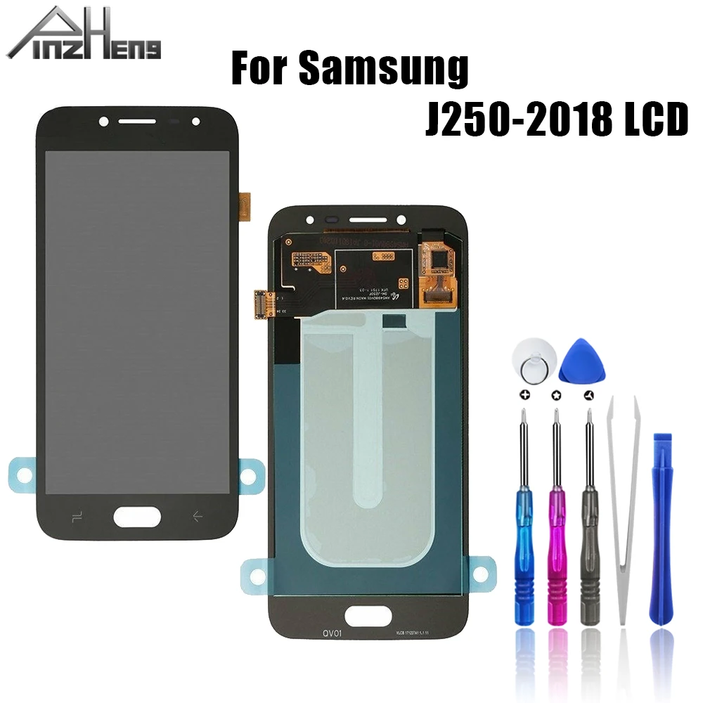 Жк дисплей PINZHENG для Samsung Galaxy J2 Pro 2018 J250 J250F жк с сенсорным экраном и дигитайзером в