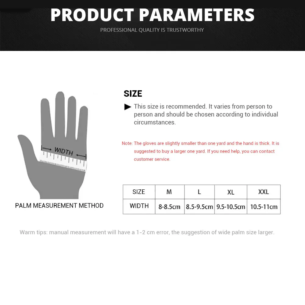 

IRON JIA'S Waterproof Winter Motorcycle Gloves Warm Windproof Touch Screen Moto Protective Gear Motorbike Motocross Gloves