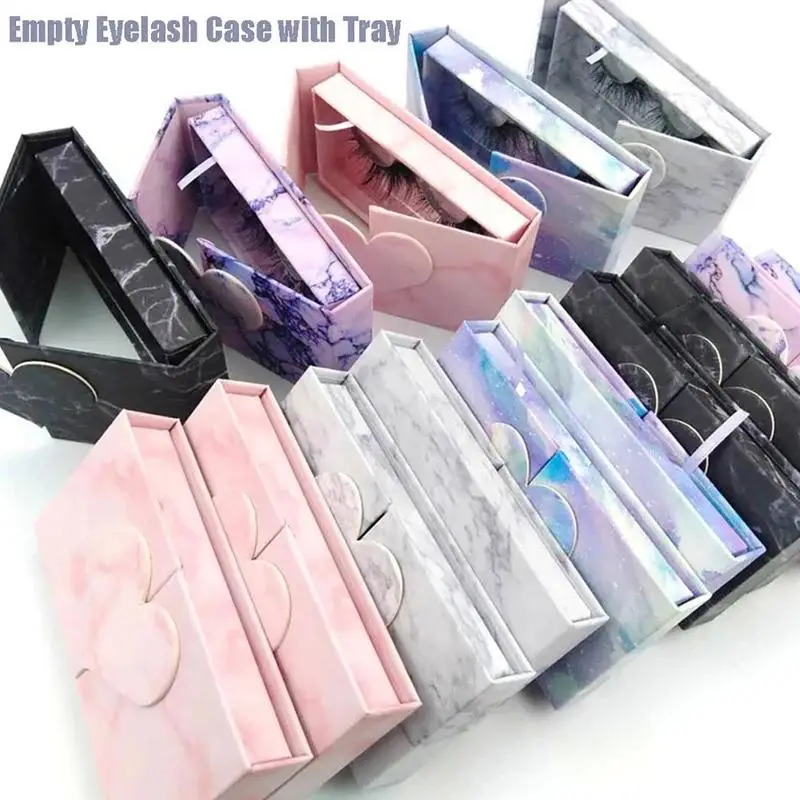 

Wholesale Eyelash Packaging Box Lash Boxes Packaging Custom Mink Eyelashes Package Storage Case Suppliers Stock