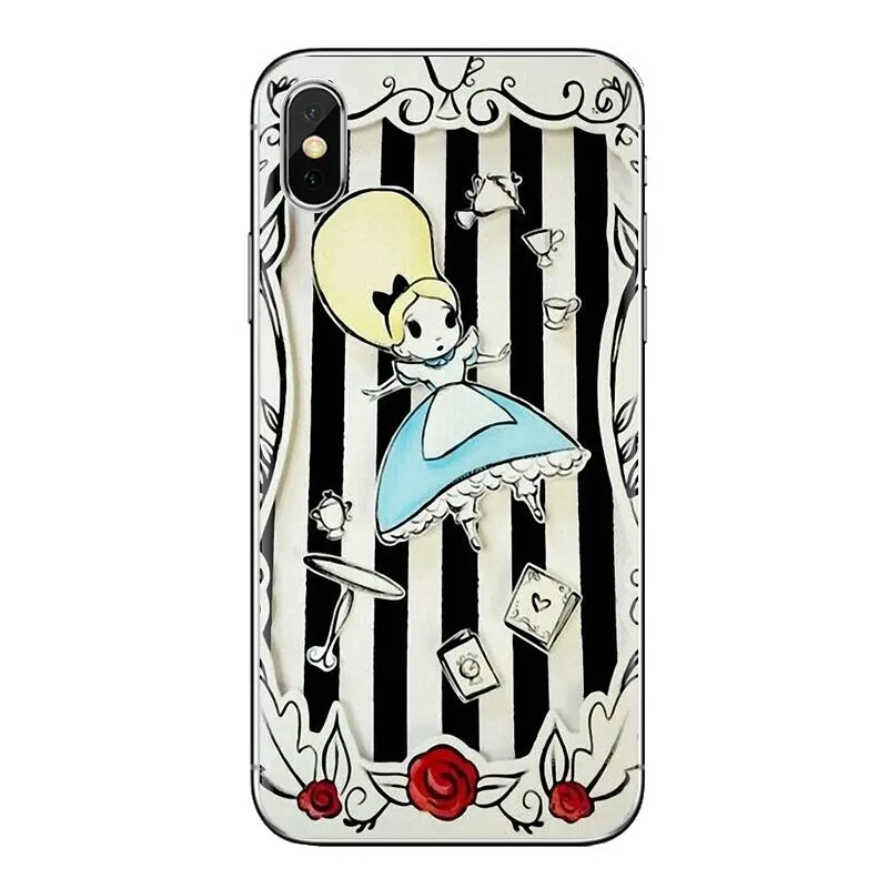 Прозрачные мягкие чехлы для huawei mate Honor 4C 5C 5X6X7 7A 7C 8 9 10 8C 8X20 Lite Pro Tattooed Alice in Wonderland |