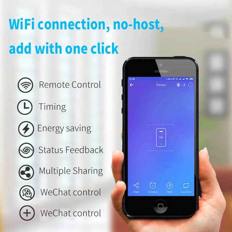 Умный настенный светильник ключатель eWelink 1/2/3 клавиш Wi-Fi RF433 | Электроника