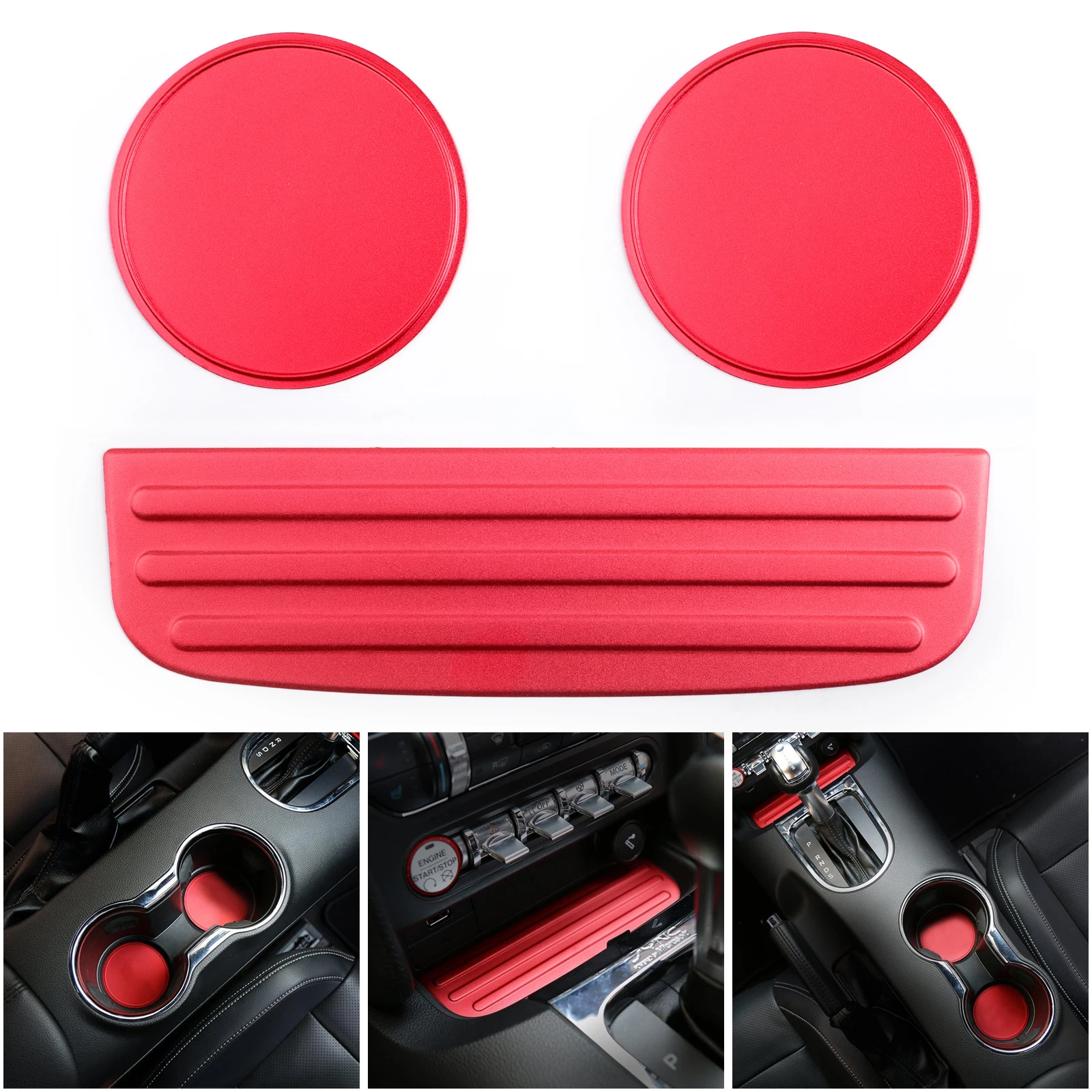 

Artudatech для Ford Mustang 2015 2016 2017 2018 пыленепроницаемый подстаканник Нижний держатель противоскользящая накладка