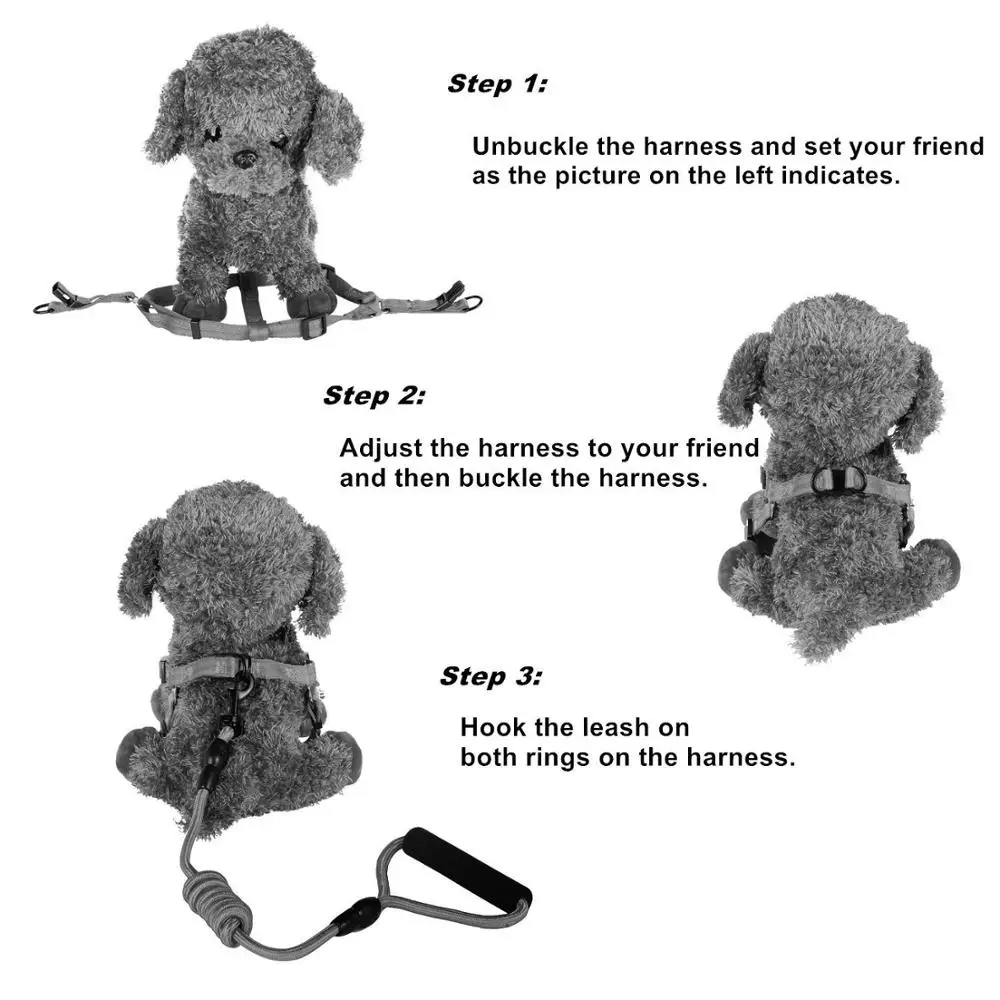 Ремень поводок для собак нейлоновый комплект дрессировки прогулок и бега|Наборы|