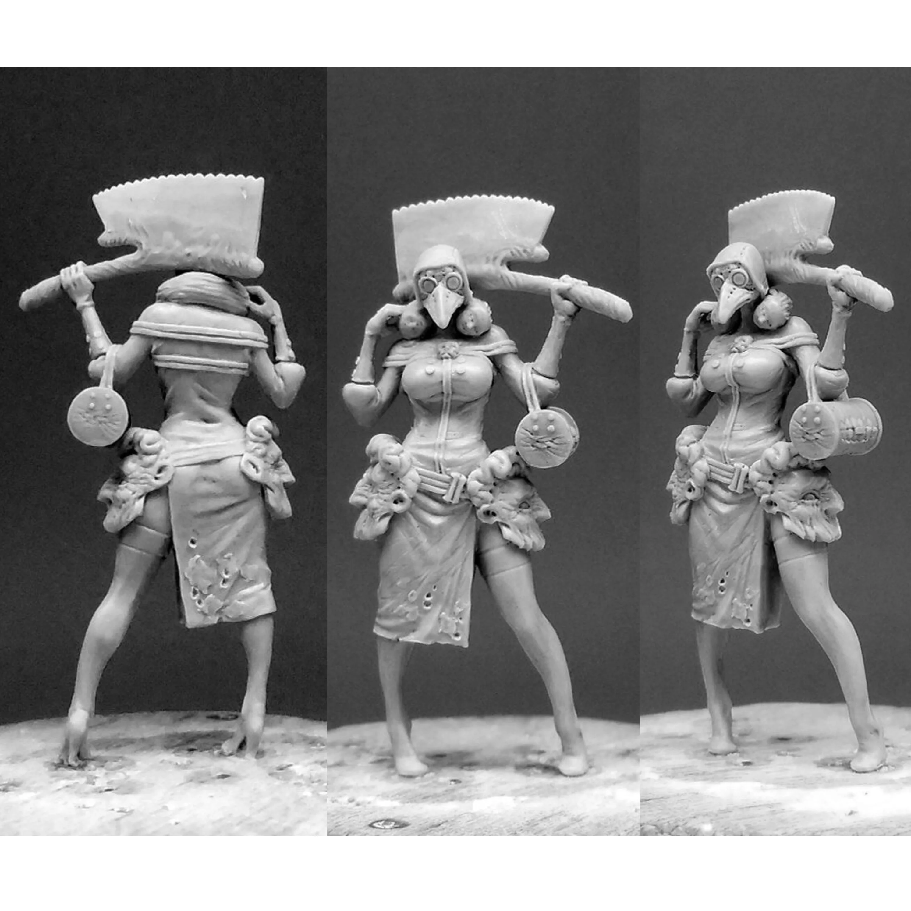 

30mm Resin Model Figure GK，Unassembled and unpainted kit