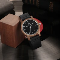relogio masculino sport watches wooden for men top brand luxury military leather wood wrist watch man clock fashion wristwatch