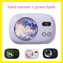 Hand Warmers  Power Bank Rechargeable  10000 mAh USB C Electric  30hrs Long Lasting,Quick Heating Great Gift Women Men Outdoors