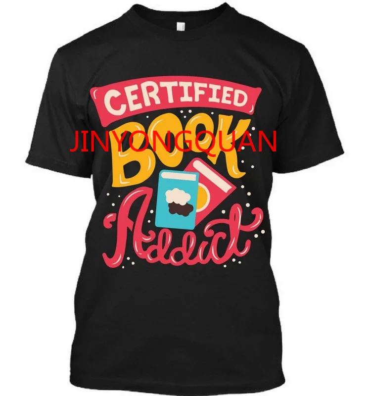 Футболка унисекс с коротким рукавом модная рубашка книжка привычная США|Мужские