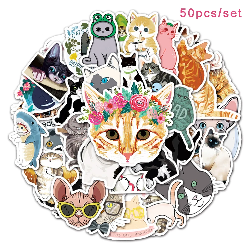 

50 шт., наклейки для ноутбука, скутера, автомобиля