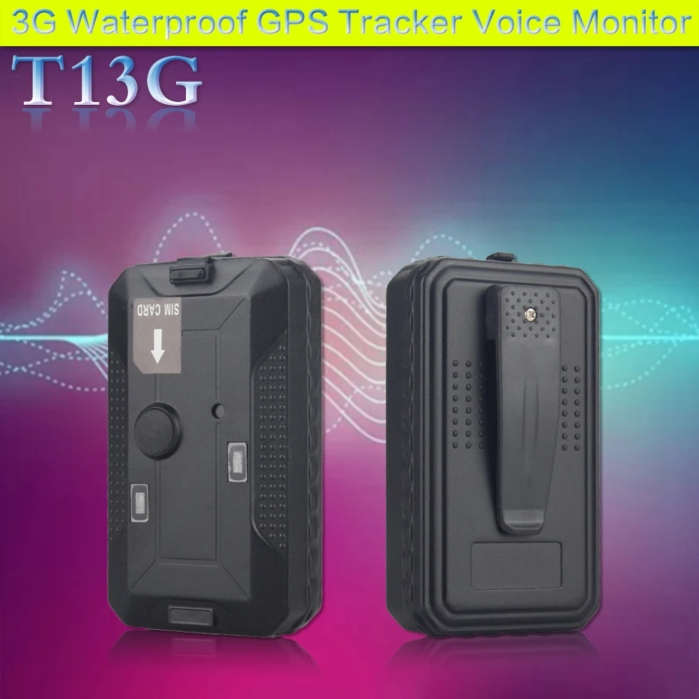 Портативный водонепроницаемый GPS трекер 3G WCDMA T1 с поддержкой + GSM WIFI