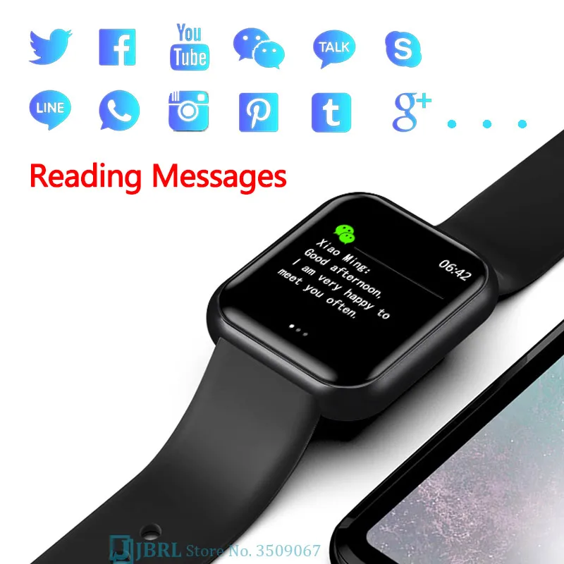 Fashion Smart Band Women Men Smartband For Android IOS Wristband Bracelet Fitness Tracker Silicone Wrist Smart-band | Электроника