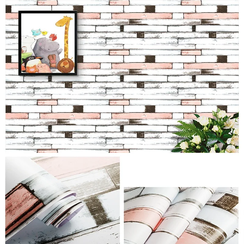 

Кирпичные обои, водостойкие, самоклеящиеся, из ПВХ, для украшения магазина