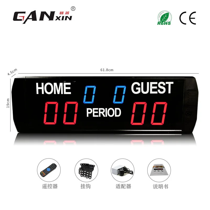 

[Ganxin] for Led Scoreboard Portable Digital Electronic Desktop Scoreboard