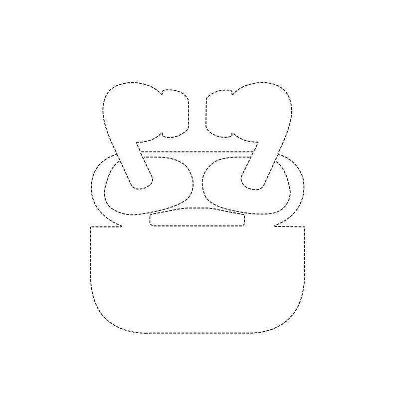 White Новые Pro 1:1 Air 3 TWS Беспроводные Bluetooth умные сенсорные наушники Беспроводная зарядка мини спортивные наушники - Цвет: White