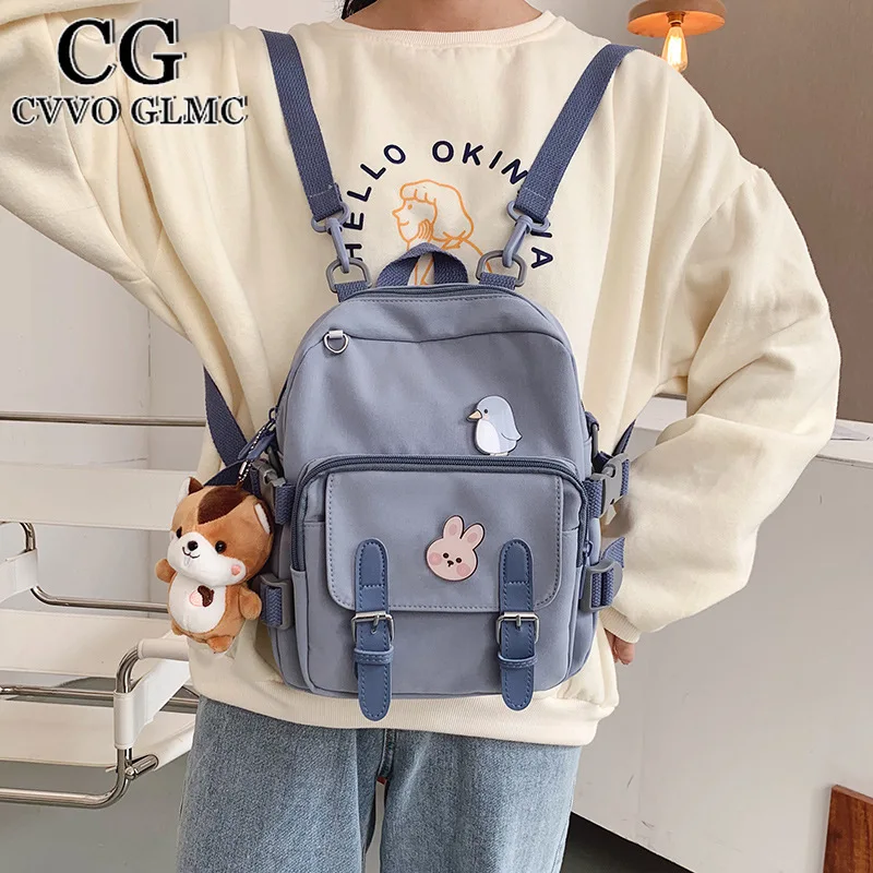 

Cvvo Glmc Fashion Mini Backpack Women Kawaii Shoulder Bag for Teenage Girls Multi-Function SmallLadies Travle School Backpacks