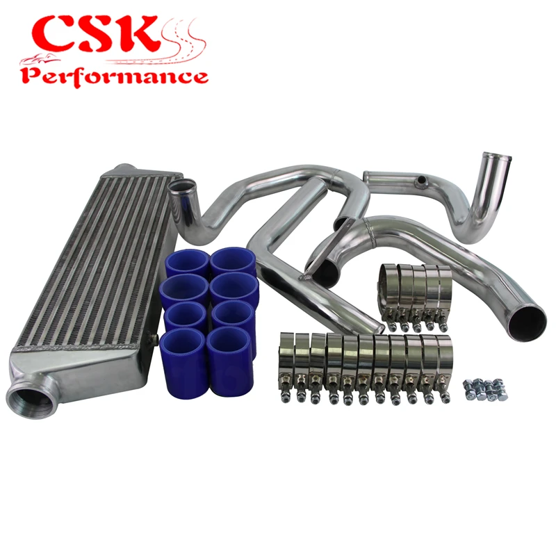 Высокопроизводительный Модернизированный комплект FMIC Turbo Intercooler + трубопровод