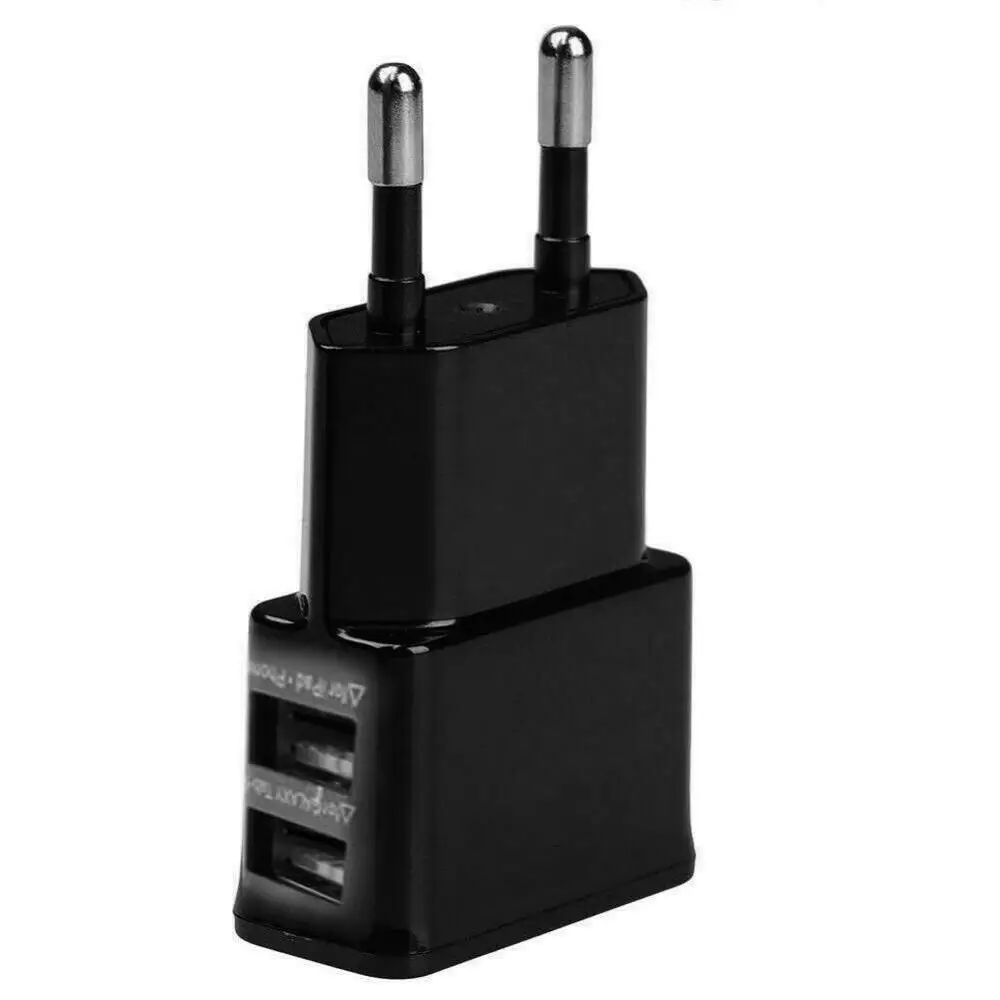 Универсальное настенное зарядное устройство USB 2 вилка стандарта ЕС и США для Samsung