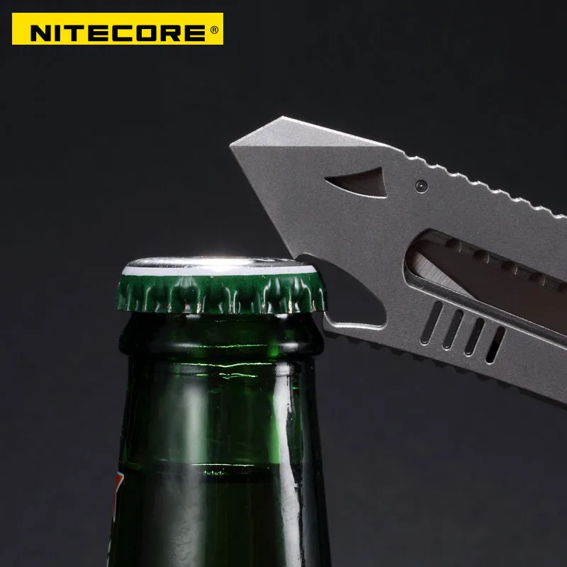 Титановый универсальный нож Nitecore NTK10 для самообороны Многофункциональный