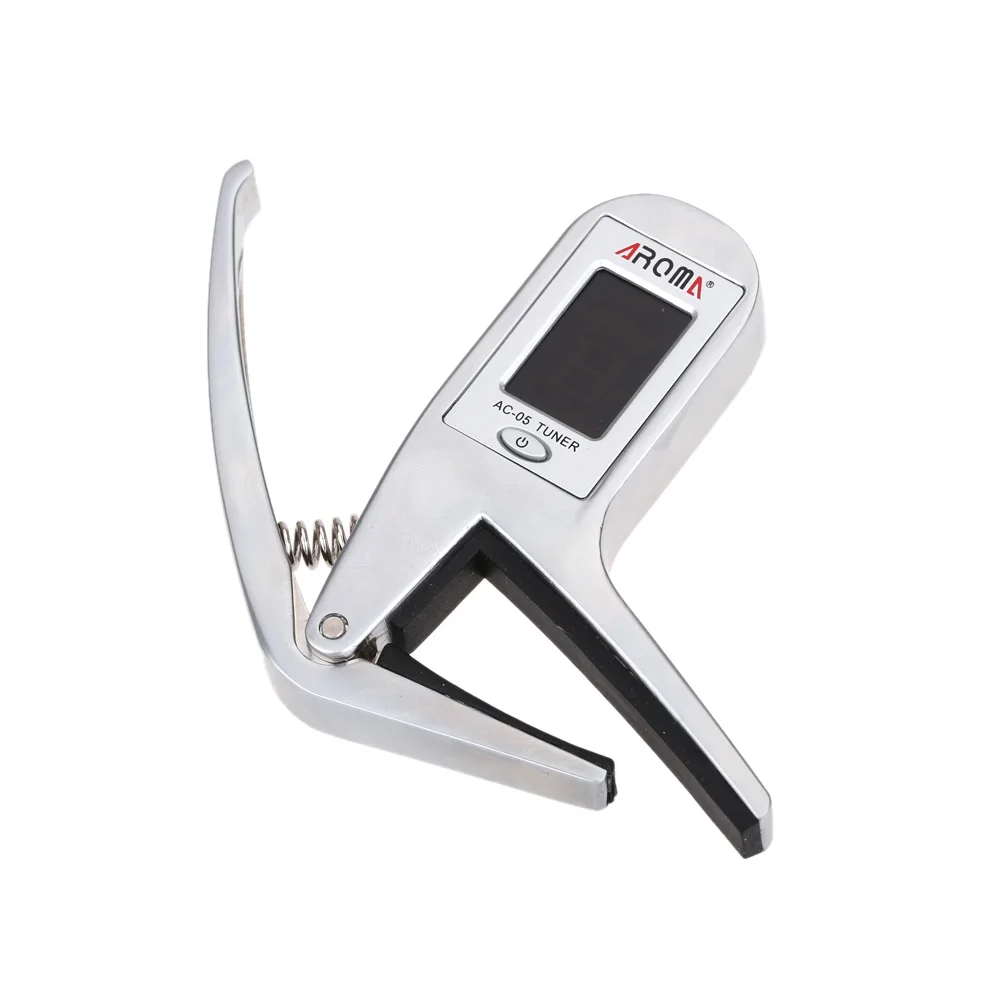 Аромат AC-05 клип на гитарный тюнер и Капо 2-в-1 для бас-гитары хроматической
