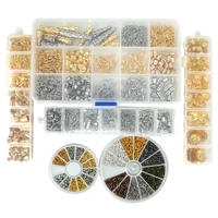 mixed styles diy jewelry findings material beads cup earring hook jump ring hook pin box sets for jewelry making findings
