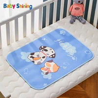 diaper changing mat cover baby mattress newborn diaper nursing pads reusable fold cotten waterproof changing pats floor play mat