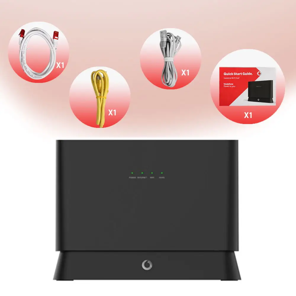 

Vodafone Wi-Fi хаб беспроводной маршрутизатор Многофункциональный Usb-порт 3G 4G Резервное копирование 2,4G & 5G