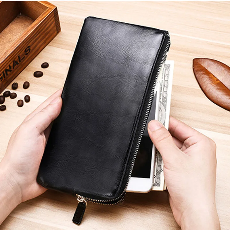 Горячая Распродажа сумка для телефона кожаный клатч-портмоне Длинный кошелек