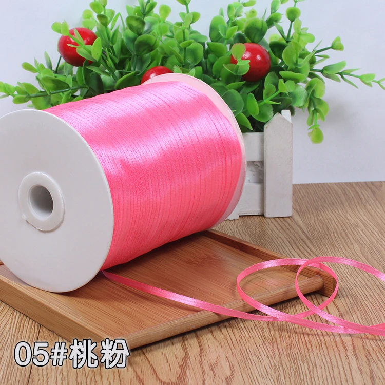 Высокое качество (10 м/лот) 1/8 'Ɖ мм светильник коричневая атласная лента