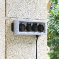 Outdoor Garden Socket EU Sockets Waterproof Energy Column for Garden decor Lawn Mower Electrical outlet