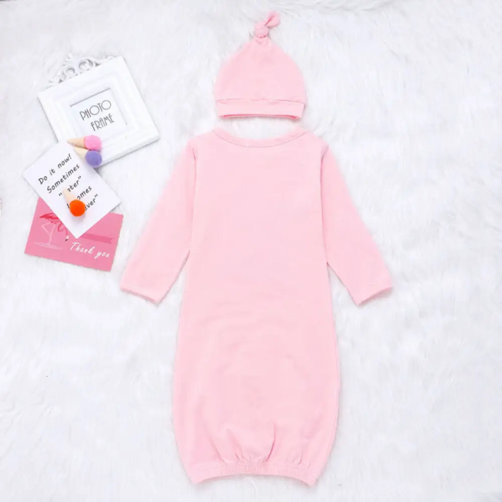Спальный мешок для новорожденных мягкое Пеленальное Одеяло со шляпой однотонное
