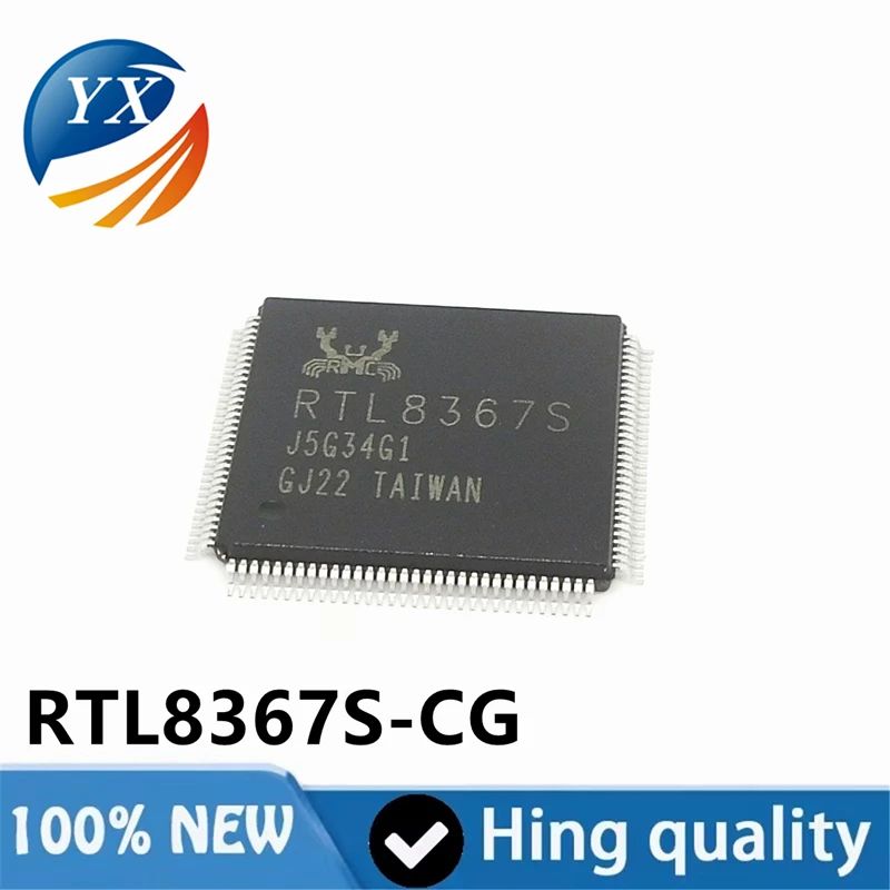 Импортированный оригинальный флэш-выключатель стандарта LQFP128 RTL8367S Gigabit |