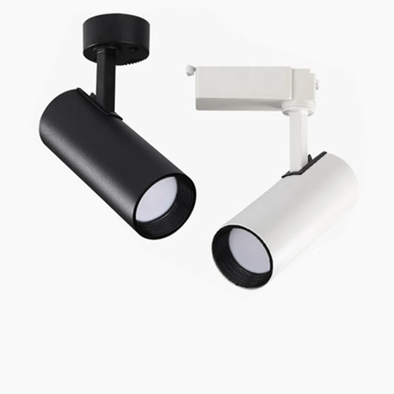 Светодиод астигматизма трек свет черный/белый светильник 5w7w10w15w20w магазин одежды