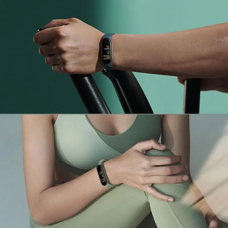Оригинальный умный Браслет Xiaomi Mi Band 5 1 &quotAMOLED цветной экран фитнес трекер